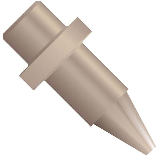 Idex MicroTight® Ferrule, Natural PEEK, 360 µm OD Tubing, 5/16-24 Coned; 1/EA