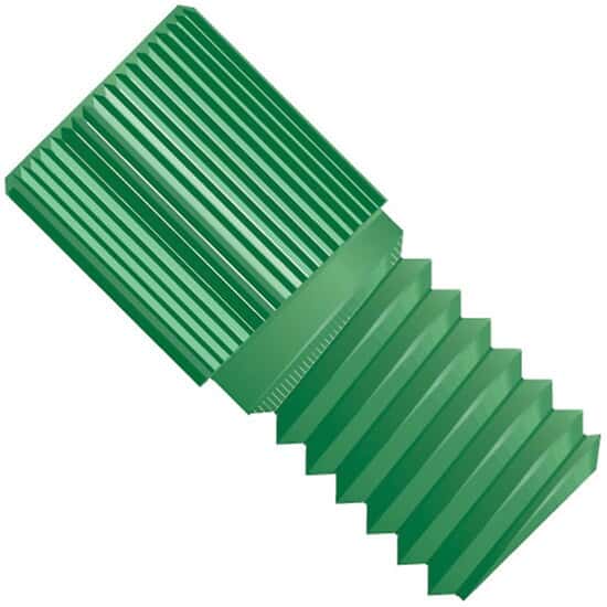 Idex Super Flangeless™ Nut, Micro Headless, Green PEEK, 1/16