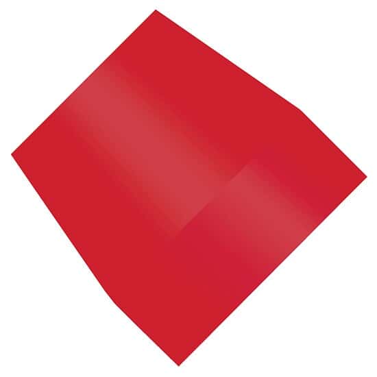 Idex Flangeless Ferrule, Red ETFE, 2.0 mm OD Tubing, 1/4-28 or M6 Flat-Bottom; 10/PK