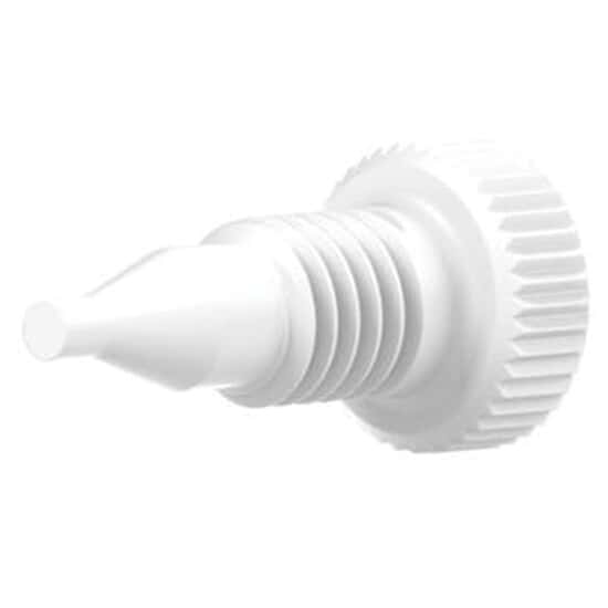 Idex MicroTight Guage Plug, White Acetal, 10-32 Coned; 1/EA