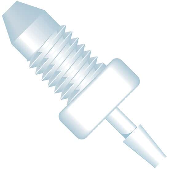 Idex Adapter Fitting, Natural ETFE, 0.040