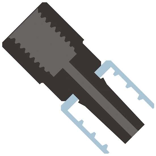 Idex Threaded Luer Adapter, Black ETFE/PP, 0.050