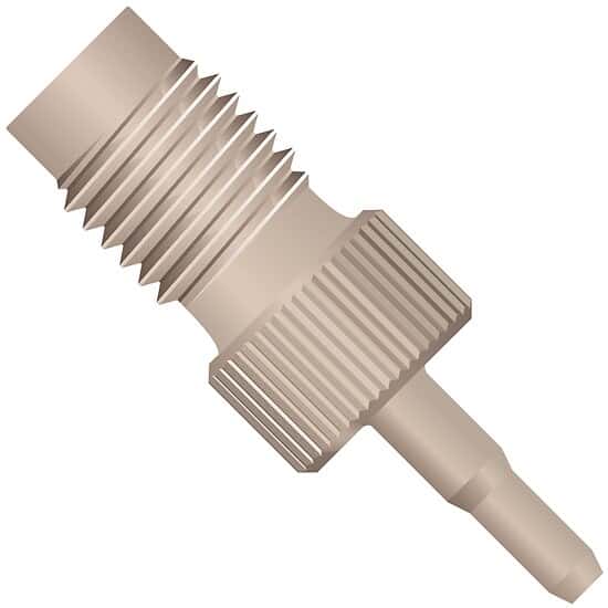 Idex Adapter Fitting, for P-794, Natural PEEK, 0.020
