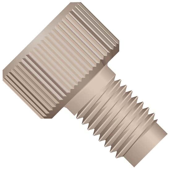 Idex Threaded Adapter, PEEK, 0.040