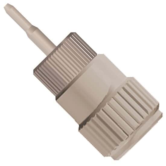 Idex Conical Adapter, Natural PEEK/ETFE, 0.020