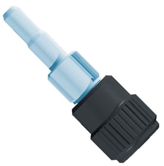 Idex Conical Adapter, Natural PEEK/Blue ETFE, 0.060