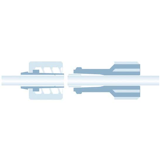 Idex LuerTight™ Fitting System, Natural Polypropylene/ETFE, 1/8