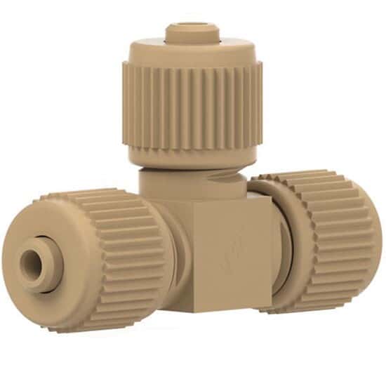 Idex High-Pressure MicroTee Assembly, PEEK, 0.006