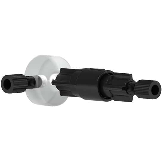 Idex Pressure Relief Valve Assembly, Tee-Shape, 100 psi, 1/16