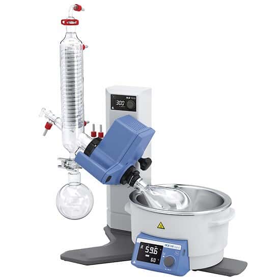 IKA RV 8 V-C Rotary Evaporator with Coated Glassware and Digital Speed/Temperature Control; 120 VAC