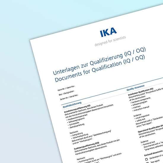 IKA IQ/OQ Documentation ANA