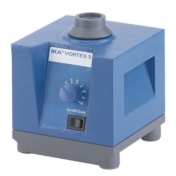 IKA Vortex 3 Shaker, 0 to 2500 rpm, 115 VAC from ColeParmer