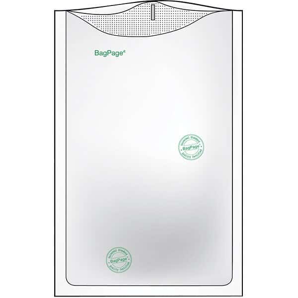 Interscience Laboratories 121-025 BagPage Blender Bags with Full Filter, 100 mL Capacity; 500/Pk