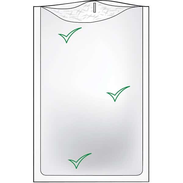 Interscience Laboratories 161-025 Bagpage Flat Bottom Paddle Blender Bags, 400 mL With Full Filter, 250 microns