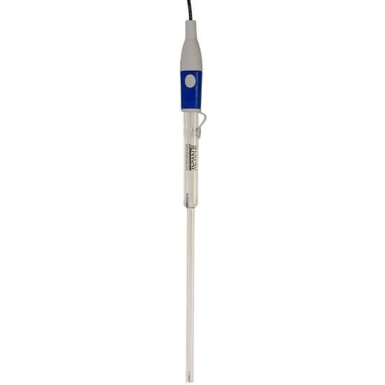 Jenway 924 049 6.0 mm Micro Stem, 150 mm Reach, Glass Bodied, Life Science pH Electrode for Test Tubes and Small Sample Volumes