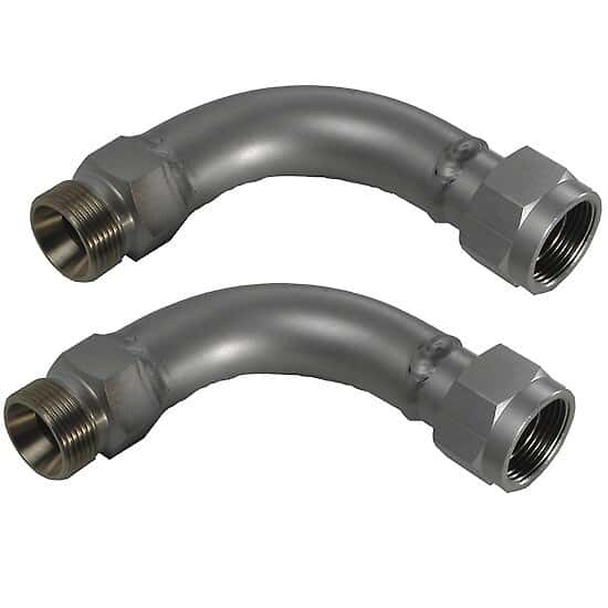 Julabo CORIO™ Threaded Elbow Fitting, M16x1 Male to M16x1 Female; 2/Pk