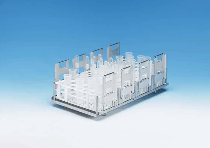 Julabo SW22 and 23 SW Rack Tray, 240 Test Tubes, Max temp 80C