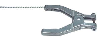 Justrite 08499 Antistatic Wire for Bonding and Grounding w/Dual Hand Clamps, 3'