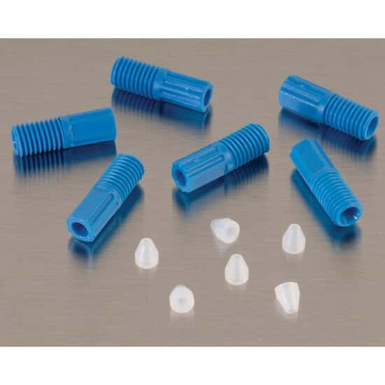 Justrite 28188 Hard Wall Tubing Compression Fittings with Ferrules, 1/16