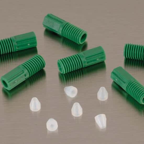 Justrite 28189 Hard Wall Tubing Compression Fittings with Ferrules, 1/8