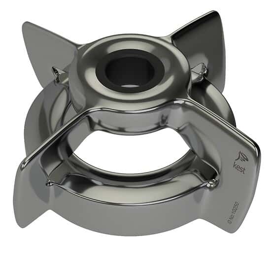 Kest Technology KM-70/120 Electro polished Mixer Head, Stainless steel, Surface finish Ra < 0.5 um; 1/Ea