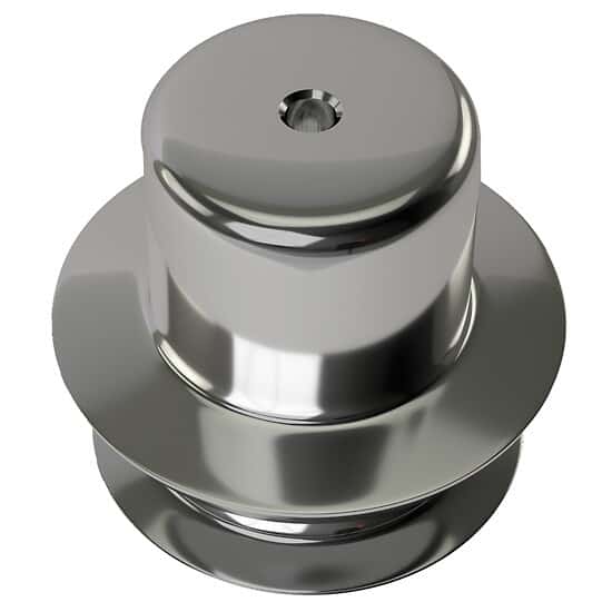 Kest Technology Tank Plate for KM-0/3 & KMS-0/3, Stainless steel, Surface finish Ra<0.5 um; 1/Ea