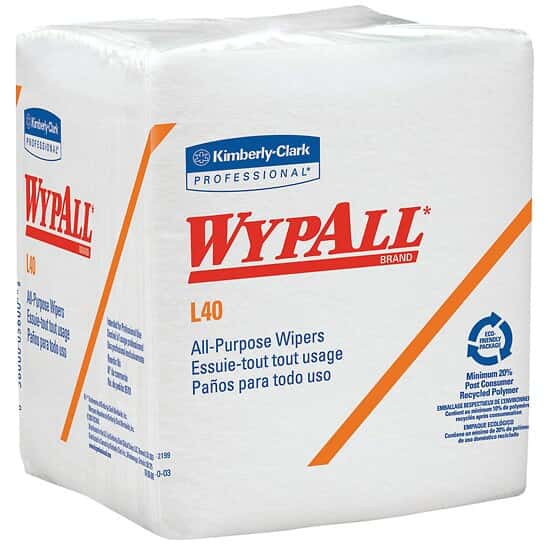 Kimberly-Clark 03012 Wipes, 21.75 cm x 36.5 cm, 1008 wipes/case, white