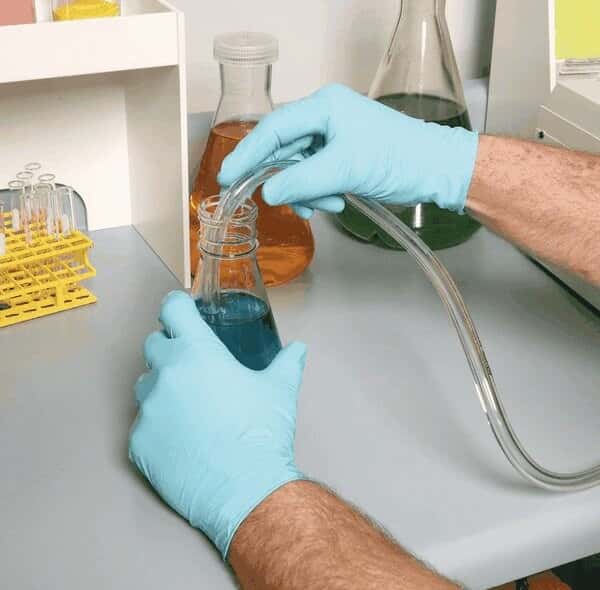 KimberlyClark 53103 Blue Nitrile Gloves, Large from ColeParmer