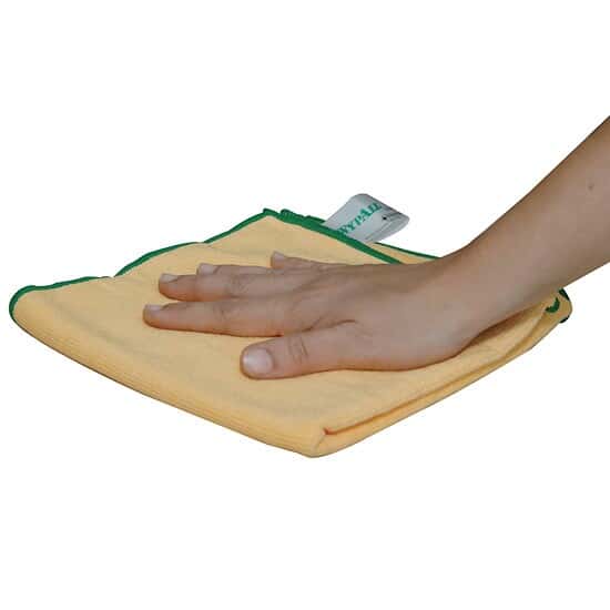 Kimberly-Clark 83610 Microfiber Cloths with Microban Protection, Yellow, 6/Pk; 4 Pk/Cs