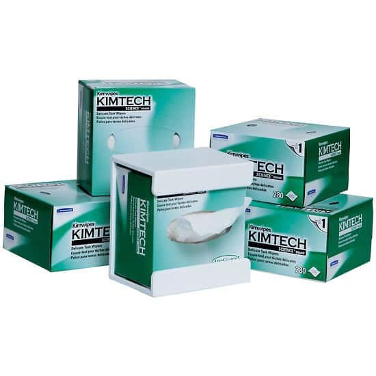 Kimberly-Clark Kimtech Kimwipes Ex-l Wipes and Dispenser Kit, 4.5