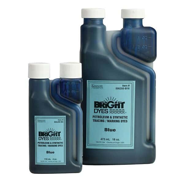 Kingscote 506250-B16 Blue Leak Tracer Dye, Solvent-Based, 16 oz