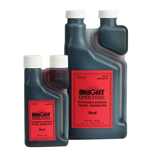 Kingscote 506250-R4 Red B Leak Tracer Dye, Solvent-Based, 4 oz