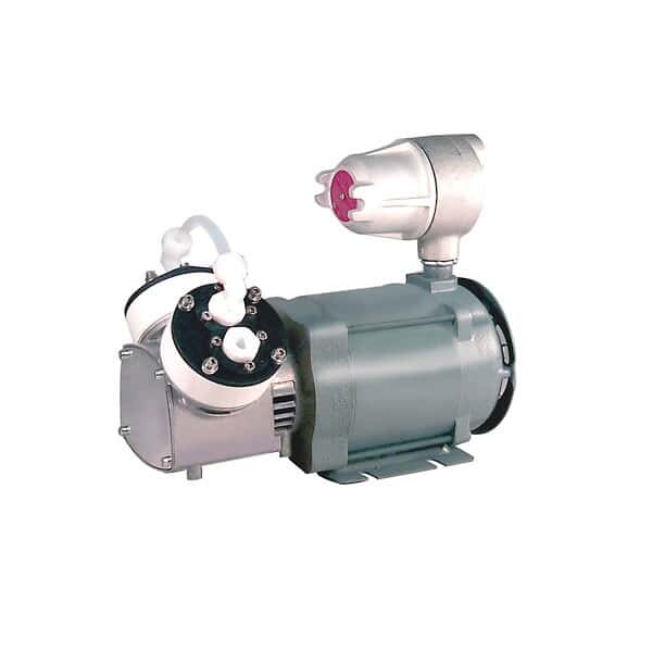 KNF UN726.3FTI EX Explosion Proof Motor Vacuum Pump, PTFE/PTFE; 0.6 cfm