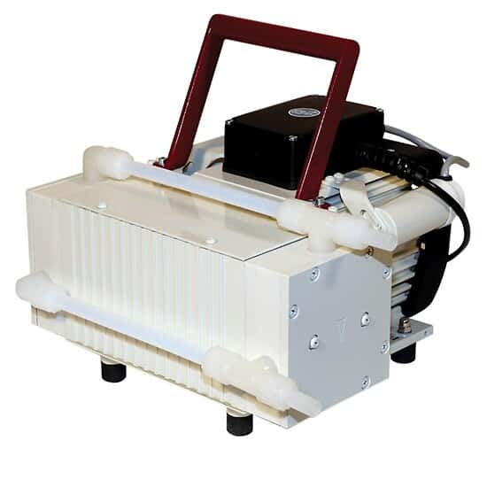 KNF LABOPORT® N 860.1.2 FTP Diaphragm Vacuum Pump, 110 L/min, 75 torr; 230 VAC