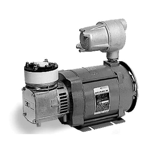 KNF UN726FTI EX Explosion Proof Motor Vacuum Pump, PTFE/PTFE; 0.6 cfm