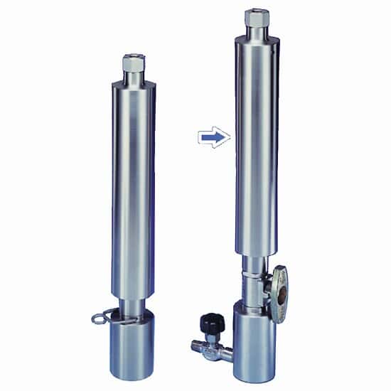 Koehler K11201 Reid Vapor Pressure (RVP) Cylinder, Two Openings
