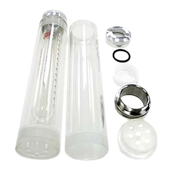 Lab-Crest 110-207-0003 Reaction Vessel with Clear Plastic Shield and Coupling, 3 oz
