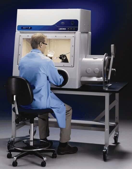 Labconco 5220200 Precise HEPAFiltered Glove Box, 33.5" Wide; 115 VAC