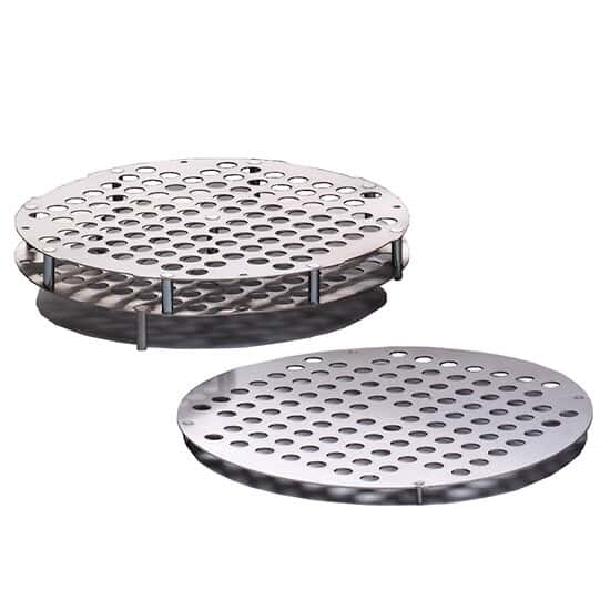 Labconco FreeZone Tube Rack, Round, SS, 104 x 12 to 13 mm or Micro Tubes