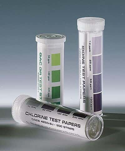 LaMotte 2951 Sanitizer Strength Qac Test Strips