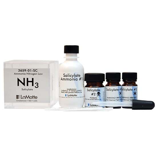 LaMotte 365901SC Ammonia Nitrogen Test Kit (0 to 1.0 ppm) from ColeParmer