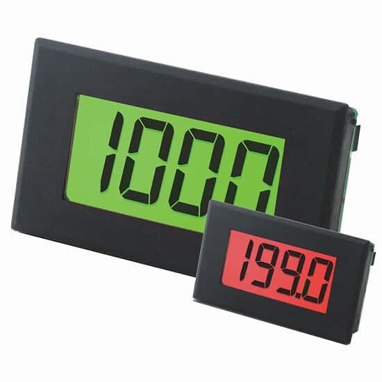Lascar Electronics DPM 942-FPSI 4-20mA Loop Panel Meter with Programmable Red/Green Backlighting