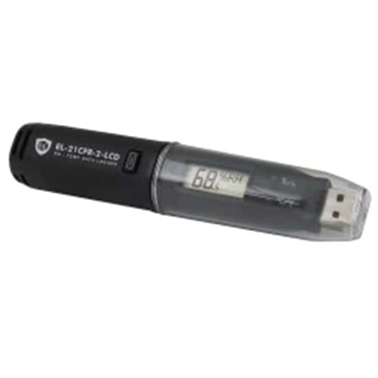 Lascar Electronics EL-21CFR-2-LCD EasyLog 21CFR FDA-Compatible Temperature, Humidity, Dew Point Data Logger