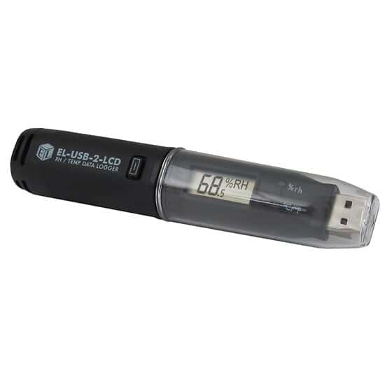 Lascar Electronics ELUSB2LCD Data Logger, RH/Temp/Dew Pt, with LCD