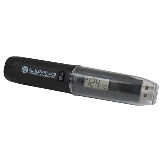 Lascar Electronics EL-USB-TC-LCD Thermocouple Data Logger with LCD Display, 32,000+ readings, 6 month battery life