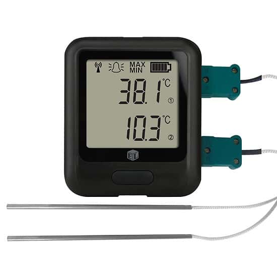 Lascar Electronics EL-WIFI-DTC Dual-Channel Thermocouple Probe Temperature Data Logger