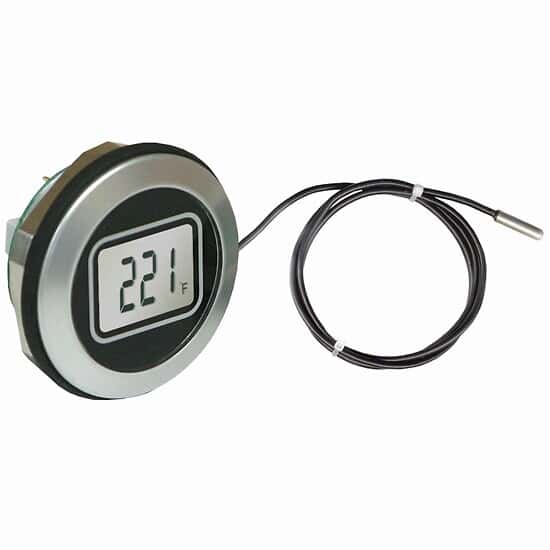 Lascar Electronics EM32 Round Hole Mount Panel Thermometer, LCD