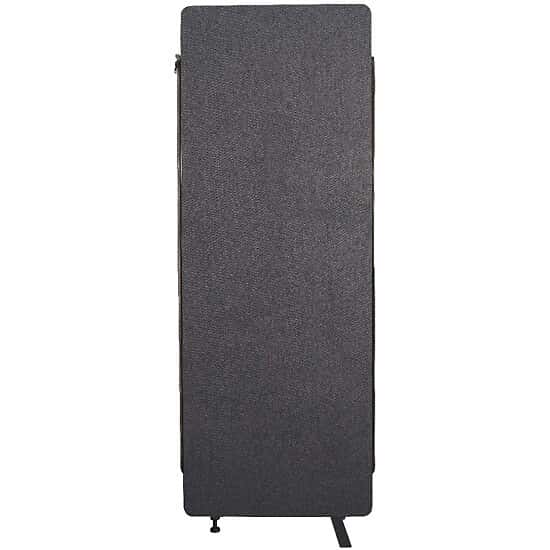 Luxor reclaim™ Acoustic Room Dividers, Dark Gray, 1 Expansion Panel