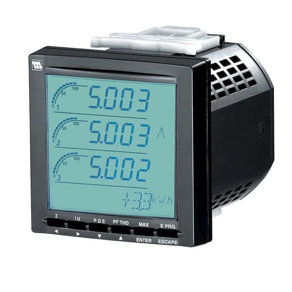 M-System 53U-1202-AD4 Multiline Power Monitor, 4-20 mA out