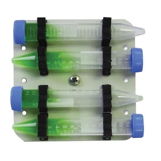 MAGic Clamp H1000-MR-T150H Horizontal Tube Rack, Holds 4 x 15 ml Tubes.